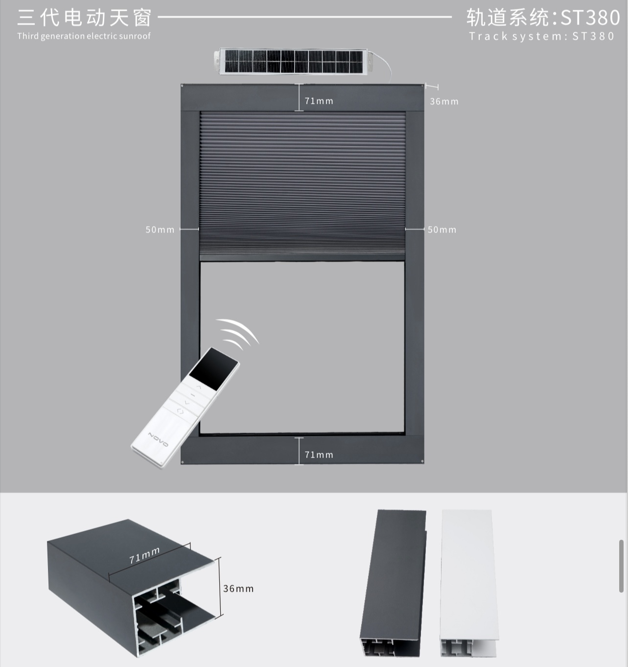 Fabric and frame colour options